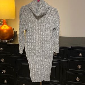 Turtleneck Sweater Dress